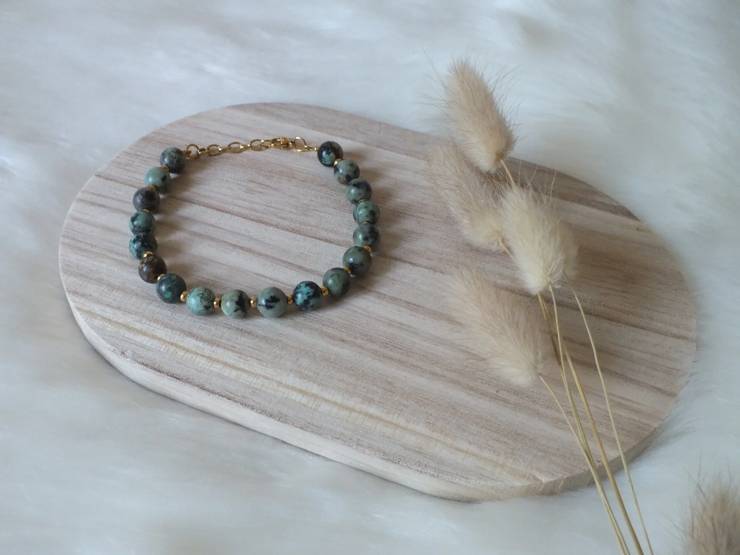 Bracelet Turquoises africaines