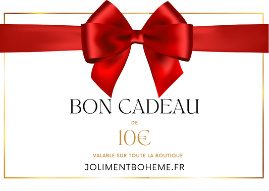 Carte cadeau Joliment Bohème
